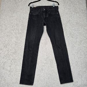 J Crew 484 Slim Fit Kaihara Japanese Denim Jeans Mens 28x32 (fits 29x31) black